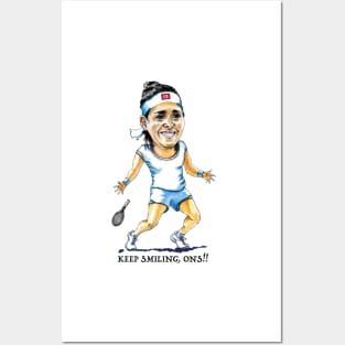 Ons Jabeur Pro tennis player Posters and Art